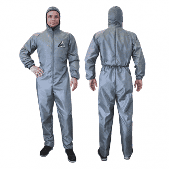 TOP.10 Refinish Рабочий комбинезон малярный многоразовый с капюшоном, размер XXL