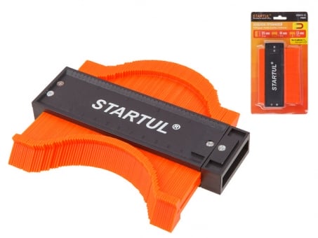 STARTUL Шаблон профилей пластм. 125x44мм (профильная линейка) (ST3410-12)