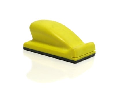 Русский мастер Блок шлифовальный (шлифок) 70х120 мм, без отв. с липучкой, жесткий 