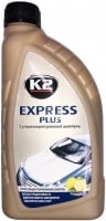 K2 Автошампунь EXPRESS PLUS с воском (желтый) 1л