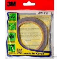 3M™ Двусторонний скотч 3М, Оригинал, Южная Корея 20мм х 2,5м A3M-2025