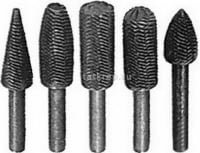 Шарошки металлические для обработки металла и древесины набор 5шт