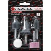 FORSAGE Набор камней абразивных, 5пр.(хвостовик 6мм), в блистере GSK501