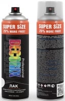 DECORIX Бесцветный акриловый лак, в аэрозоле 650мл