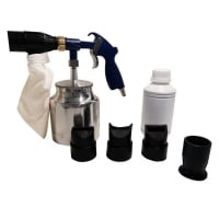 FORSAGE Пистолет пескоструйный пневматический со сменными насадками и песком(бачок-1л,сопло-3.2,давление 6-8bar) F-2377