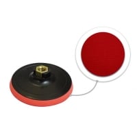 FORSAGE Тарелка (оправка) опорная с Velcro фиксацией для УШМ (125мм, М14 под ключ)