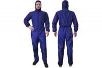 TОР.10 Refinish Рабочий комбинезон малярный многоразовый с капюшоном, синий