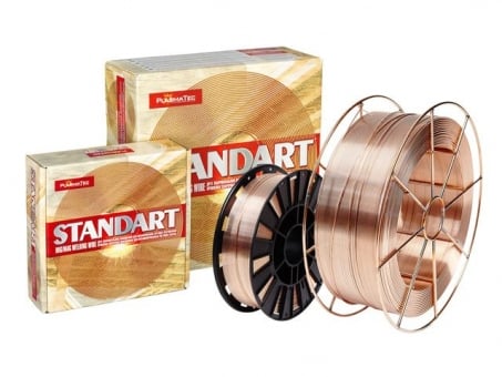 Проволока сварочная омедненная СВ-08Г2С ф0,8мм (катушка 5 кг) ПАО "Плазматек"