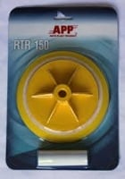 APP Тарелка (оправка) опорная для пневмошлифовальной машинки 6''-150мм (без отверстий) + направляющая