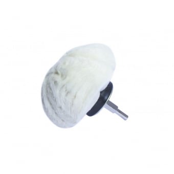 FORSAGE Насадка полировальная хлопковая ''полусфера'' на дрель 100мм (хвостовик 6мм)