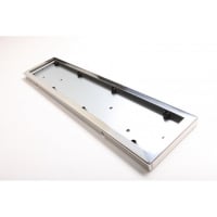 Рамка для номера автомобиля нержавейка (хром), 1 шт