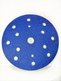 Дистанционная прокладка (подложка) для шлиф.машинки D150 (5 мм) 15 отв., синяя. Китай