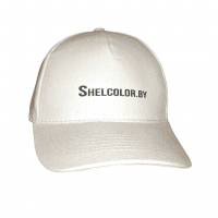 Shelcolor Кепка брендированая белая