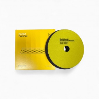 KOCH Полировальный круг средней жесткости для абразивных паст F5, F6 150*25mm, желтый