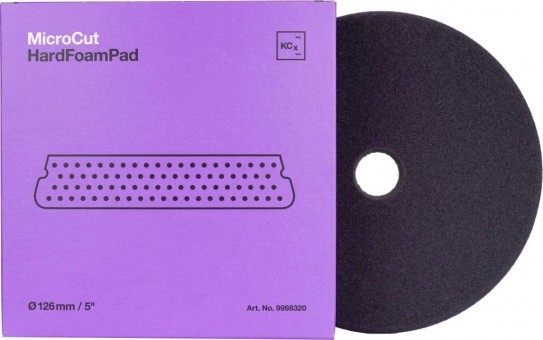 KOCH Полировальный круг Micro Cut Hard Pad 126x23мм для удаления лёгких царапин, голограмм и полировочных полос.