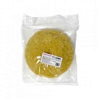 Menzerna Круг полировальный овчинный крученая шерсть на липучке (жёлтый)