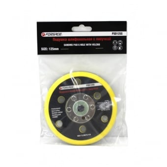 FORSAGE Тарелка (оправка) опорная для пневмошлифовальной машинки 5''-125мм (6 отверстий)