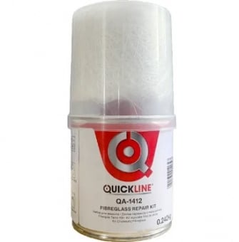 QUICKLINE Ремонтный комплект (ремкомплект), (стекломат + смола + отв.) 0,25кг