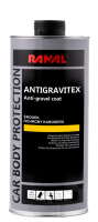 RANAL Антигравийное покрытие, cредство для защиты кузова ANTIGRAVITEX 1,85кг, цвет: черный