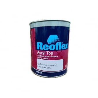 REOFLEX Эмаль (краска) акриловая 2K Acryl Top TOYOTA 3E5 Super Red 2 1л, БЕЗ ОТВЕРДИТЕЛЯ