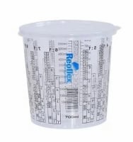 Reoflex Мерная тара (емкость, стакан) для смешивания краски, грунта, лака (без крышки) 2300мл