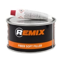 REMIX Шпатлевка полиэфирная со стекловолокном FIBER SOFT FILLER, 1.8кг