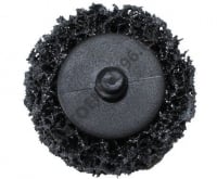 Русский мастер Круг абразивный зачистной (коралл) d=75 черный (крепление ROLOC)