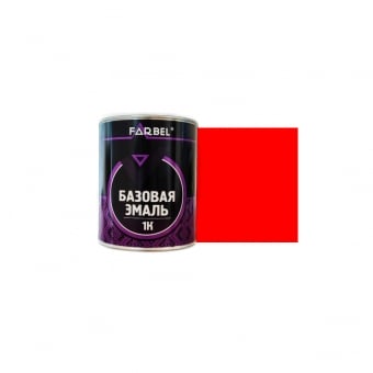 FARBEL Эмаль (краска) базовая GEELY E19, Red solid 1л.