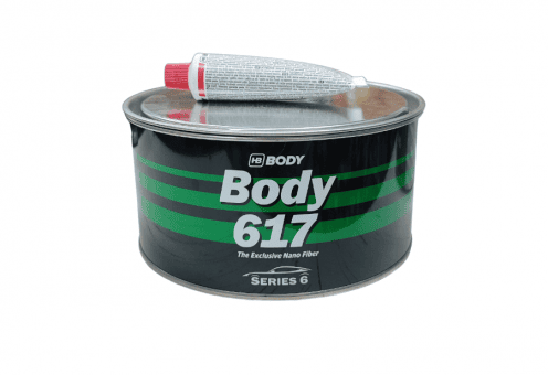 HB BODY Шпатлевка полиэфирная с микро стекловолокном 617, 1,8кг