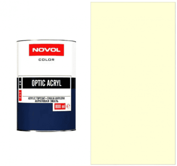 NOVOL Эмаль (краска) акриловая 2K LADA 1021 ЛОТОС (цвет: беж.), БЕЗ ОТВЕРДИТЕЛЯ