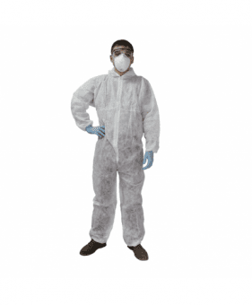 Русский мастер Комбинезон малярный одноразовый, белый