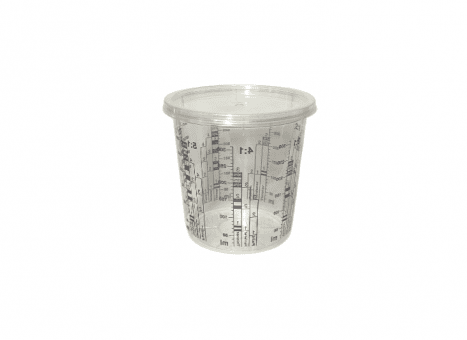 Мерная тара (стакан) с крышкой 400мл