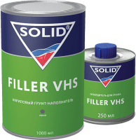 SOLID Акриловый грунт-наполнитель FILLER VHS LOW VOC 4+1, 1 л. + 0,25 л. отв.