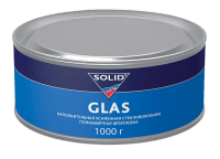 SOLID Наполнительная полиэфирная шпатлевка, усиленная стекловолокном GLASS 1кг