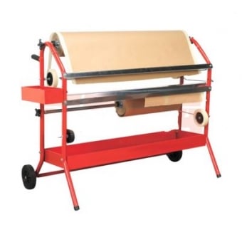 Стойка для двух рулонов маскировочной бумаги до 60см с автонаклейкой малярной ленты РМ-99528