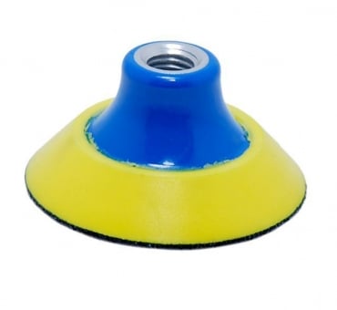 Русский мастер Тарелка (оправка) опорная с Velcro фиксацией для УШМ (75мм, М14) для полировки