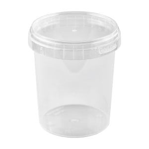 Тара пластиковая (банка) с крышкой 520 мл