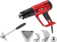 WORTEX Термовоздуходувка HG 6122 T в кор. + набор сопел 2000 Вт, 3 режима, 60-600С