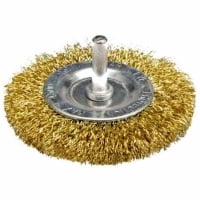 VOREL Щетка крацовка торцевая мягкая 75 мм со стержнем