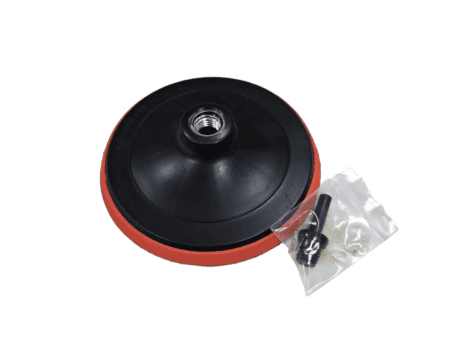 YATO Тарелка (оправка) опорная с Velcro фиксацией + переходник, для УШМ (150мм, М14)